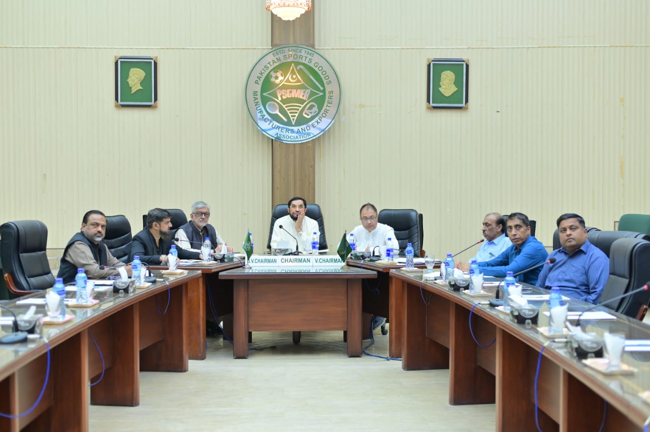 1st Executive Committee Meeting of Pakistan Sports Goods Manufacturers and Exporters Association Sialkot.