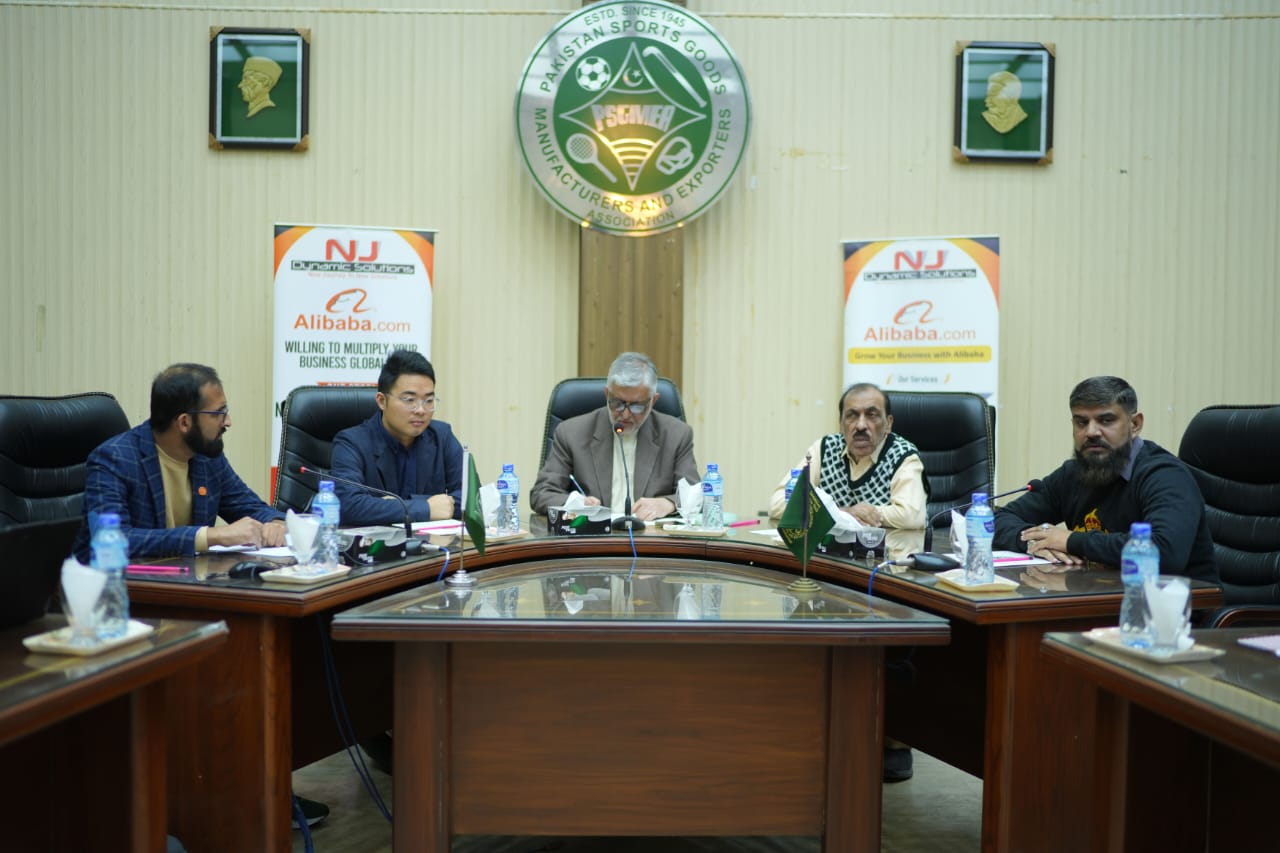 Awareness session of Alibaba regarding new trends of international markets along with awareness of new tools of business in Sports Sector