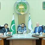 The honourable Chairman of PSGMEA Khawaja Masood Akhtar chaired a meeting on visit of His Excellency the Australian High Commissioner to the PSGMEA Office held on 3rd June 2026. — photograph 1